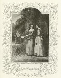 The Merry Wives of Windsor, Act II scene i by Joseph Kenny Meadows